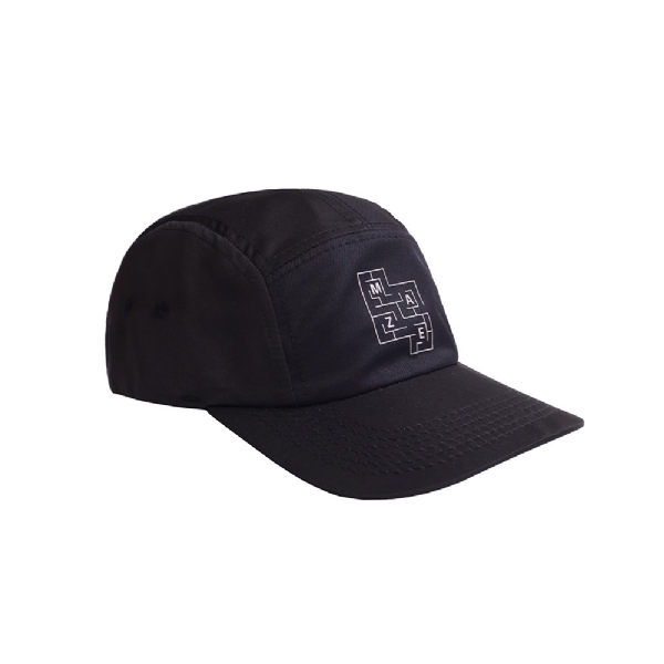 Boné Maze Five Panel Microfibra Preto