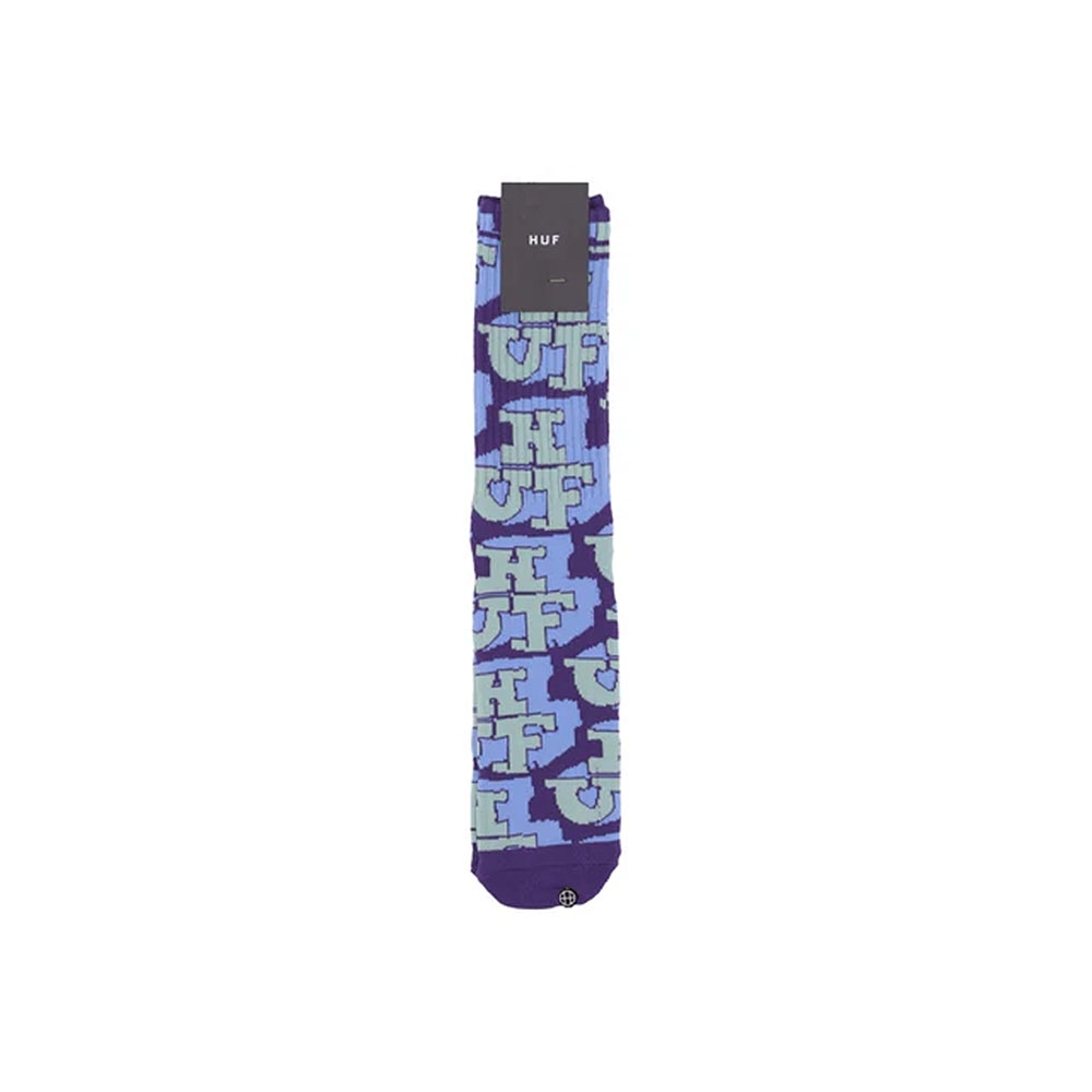 Meia Huf Mo'rex Crew Roxo