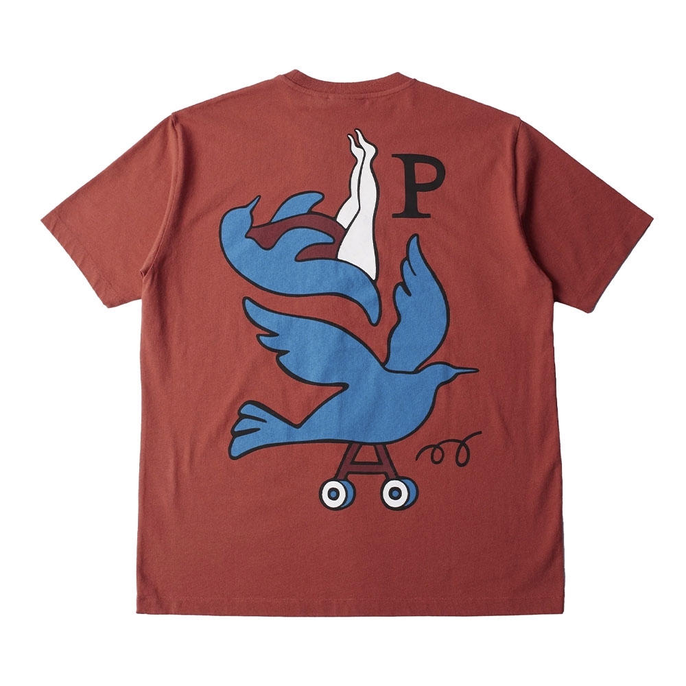 Camiseta Parra Wheeled Bird Vermelho