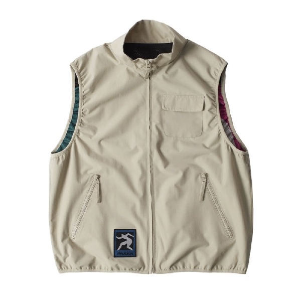 Colete Parra Ghost Cave Reversible Bege