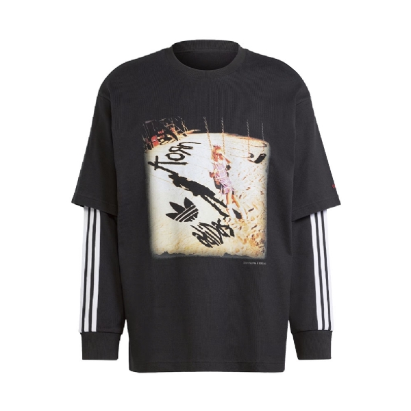 Camiseta Adidas X Korn Longsleeve Preto