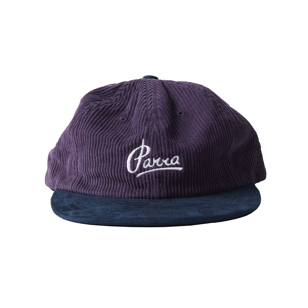 Boné Parra Painters Script Corduroy 6 Panel Vinho
