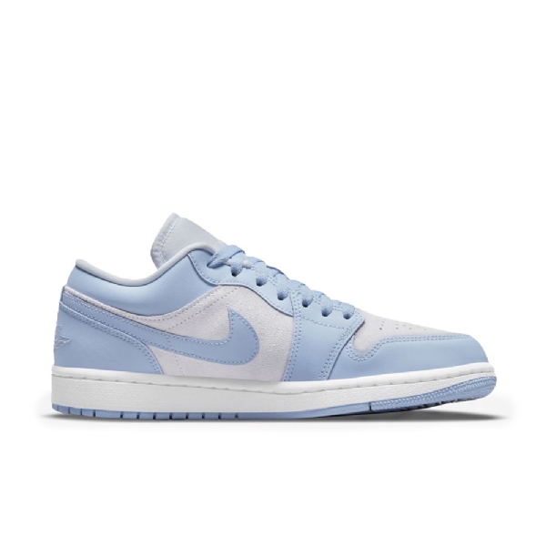 Tênis Nike Air Jordan 1 Low " University Blue " Cinza/azul