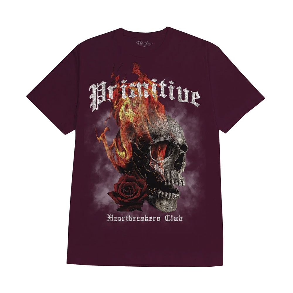Camiseta Primitive Torch Vinho