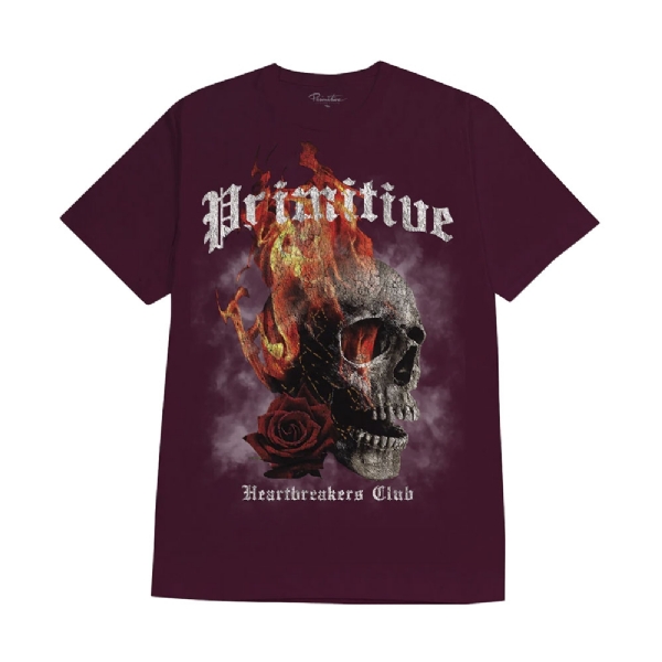 Camiseta Primitive Torch Vinho