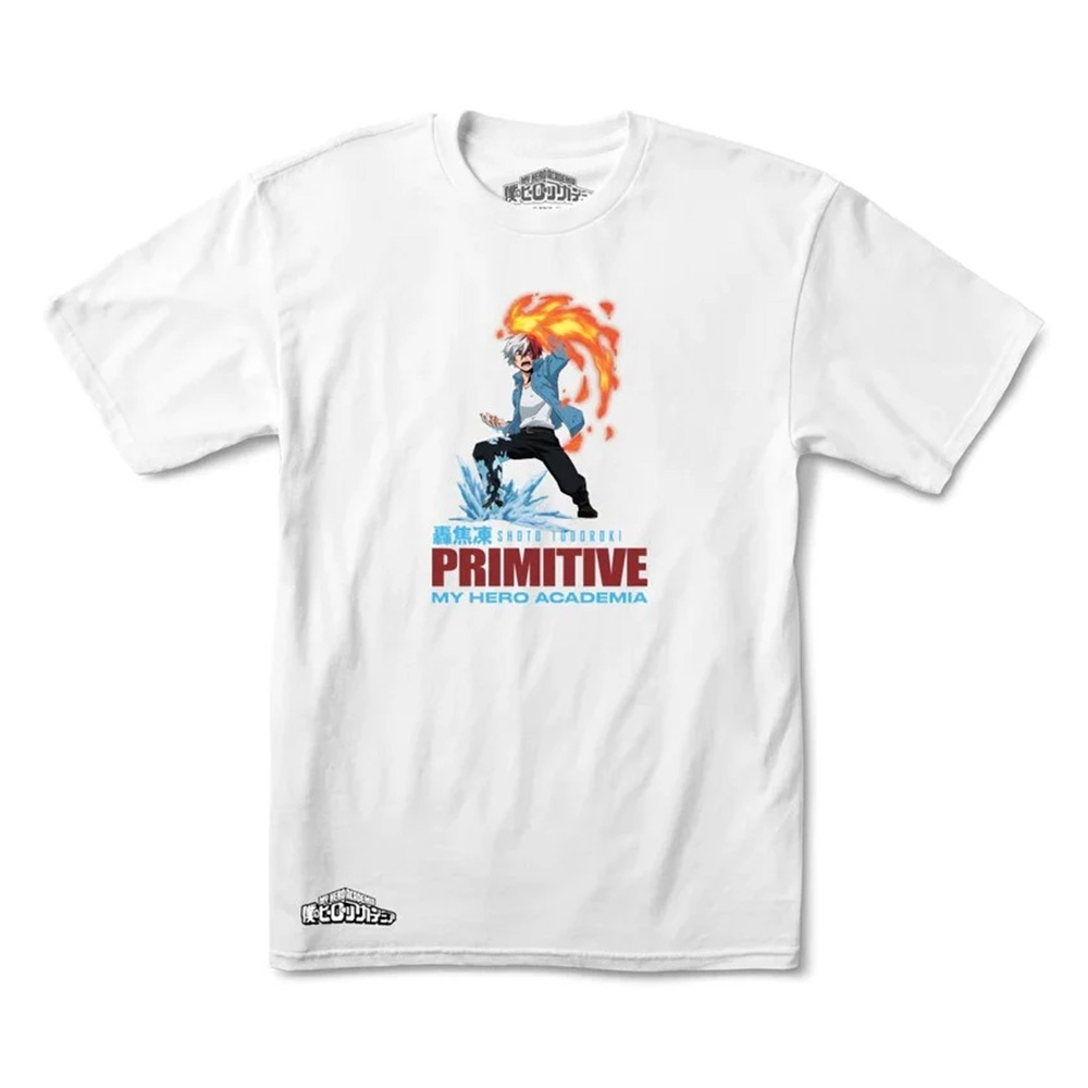 Camiseta Primitive Flashfreeze Heatwave Shoto Branco