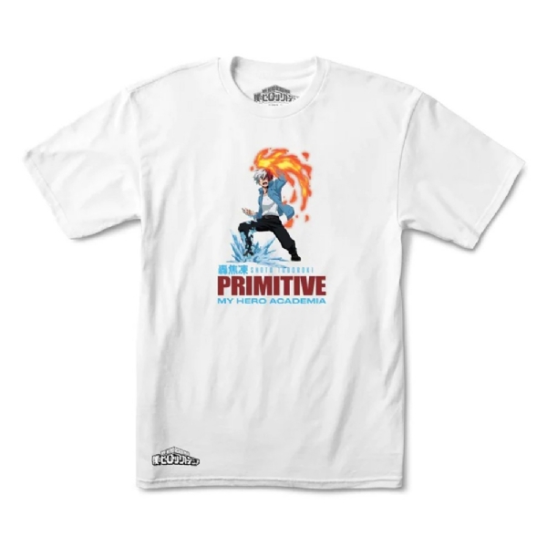 Camiseta Primitive Flashfreeze Heatwave Shoto Branco