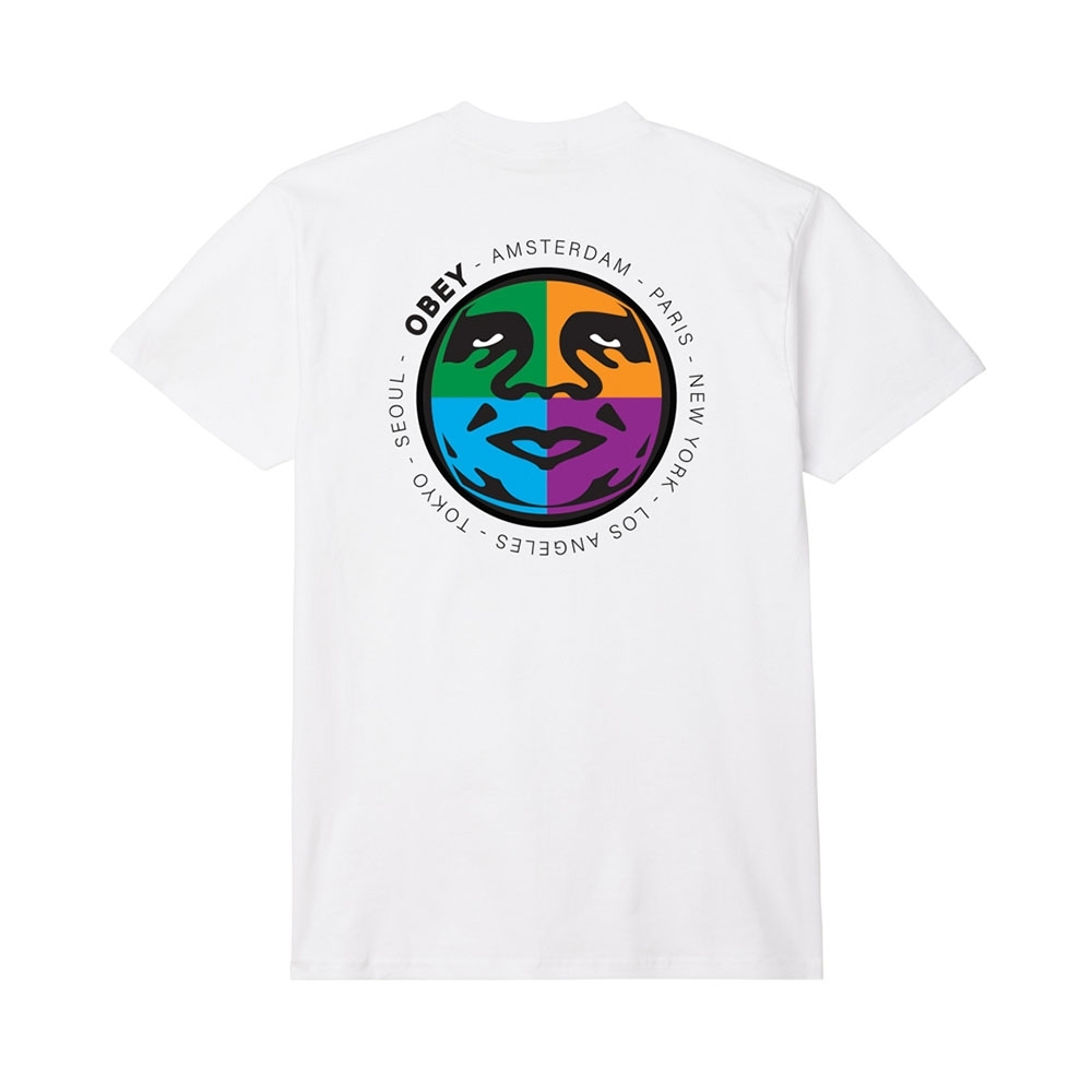 Camiseta Obey City Built Branco