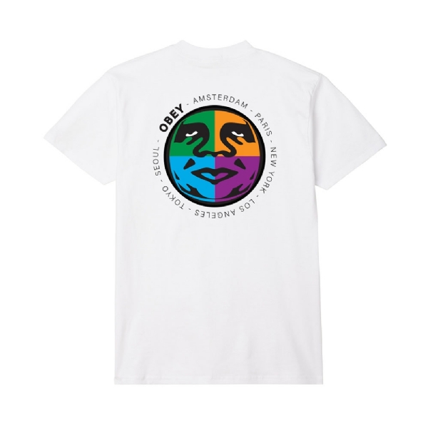 Camiseta Obey City Built Branco