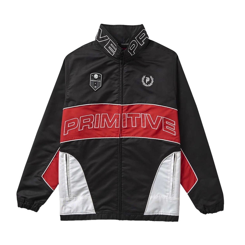Jaqueta Primitive Carson Track Preto/vermelho