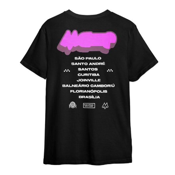 Camiseta Maze Gum Preto
