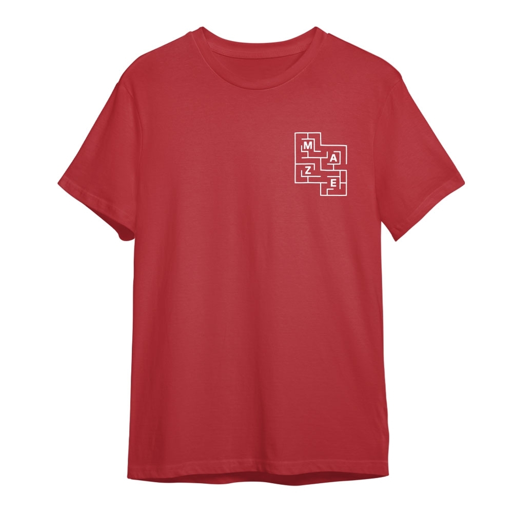 Camiseta Maze Holidays Vermelho