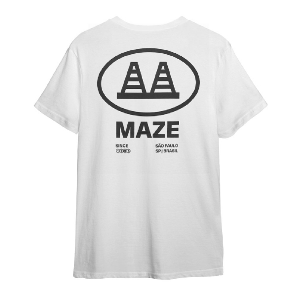 Camiseta Maze Institucional Branco