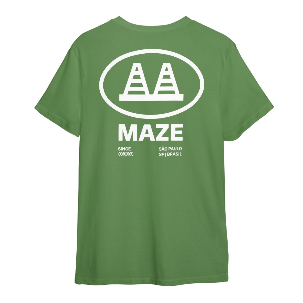 Camiseta Maze Institucional Verde
