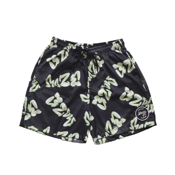 Bemuda Maze Full Print Green Preto/verde
