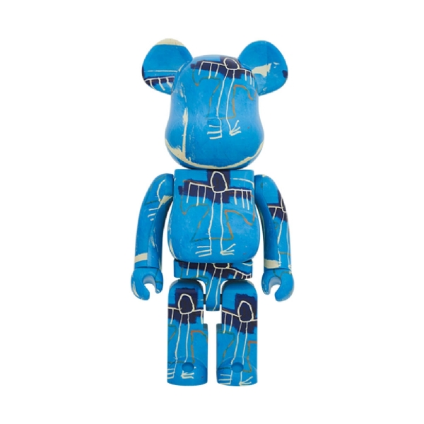 Bearbrick Jean Michel Basquiat #9 1000% Azul