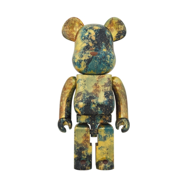 Bearbrick Pushead#5 Goldver 1000% único