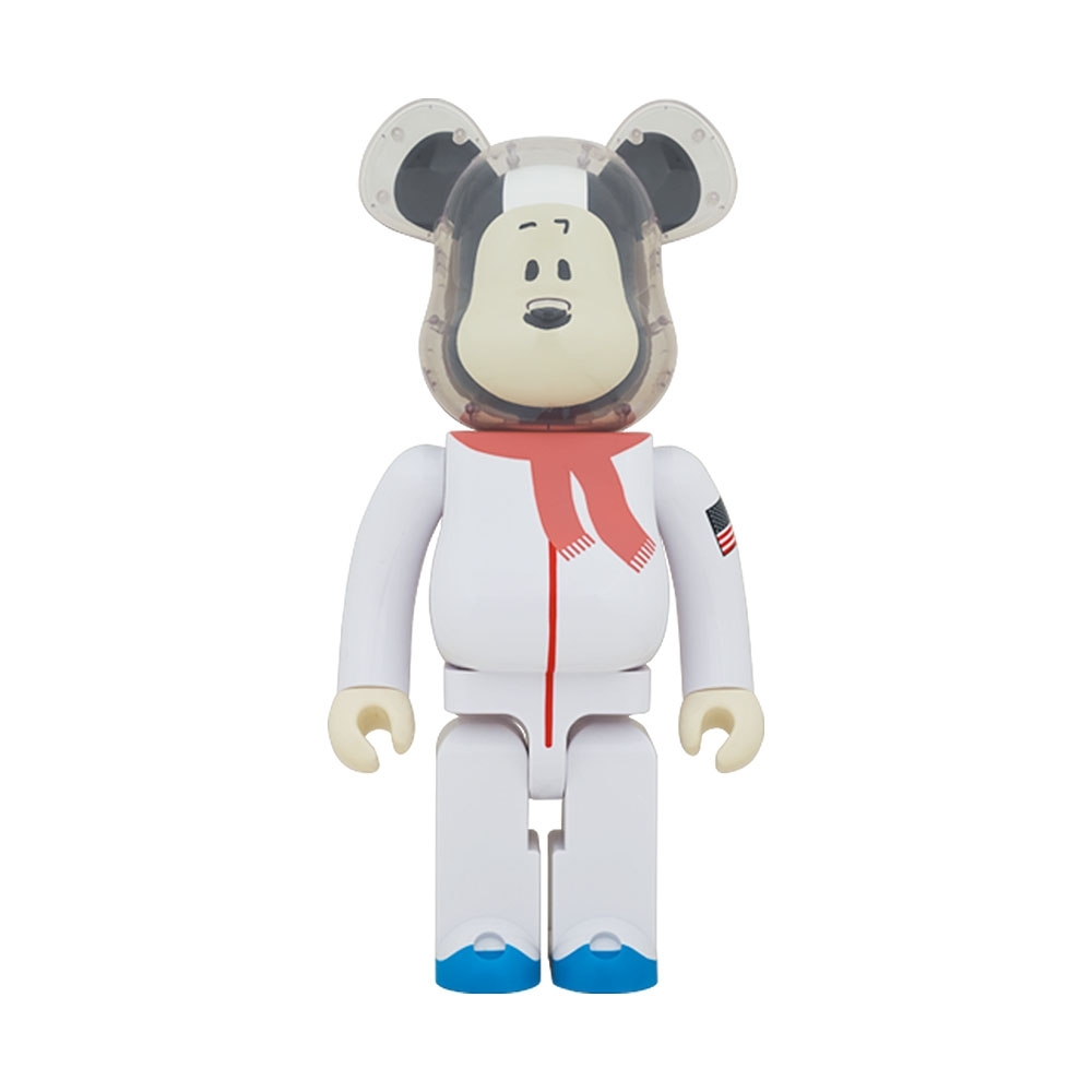 Bearbrick Astronaut Snoopy "1000%" Branco