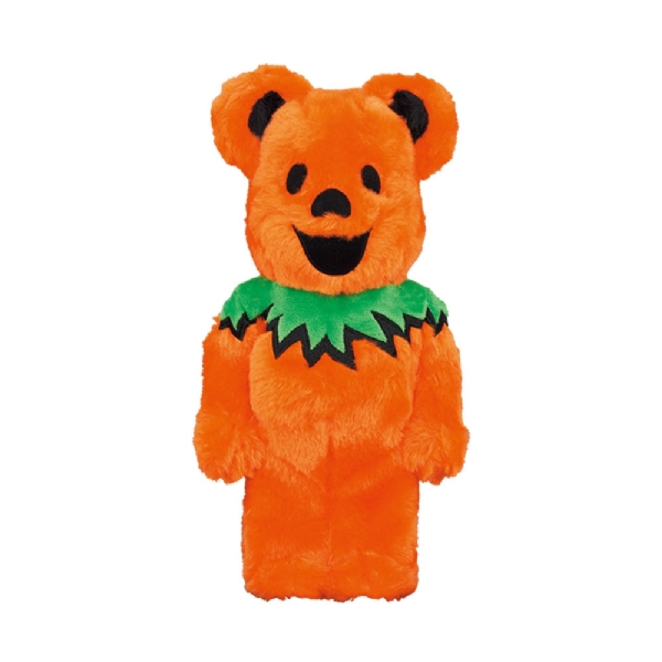 Bearbrick Grateful Dead Dancing Bears Costume 400% Laranja