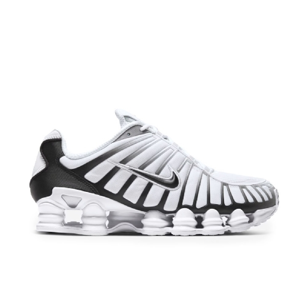 Tenis Nike Shox Tl "white & Metallic Platinum" Branco/cinza