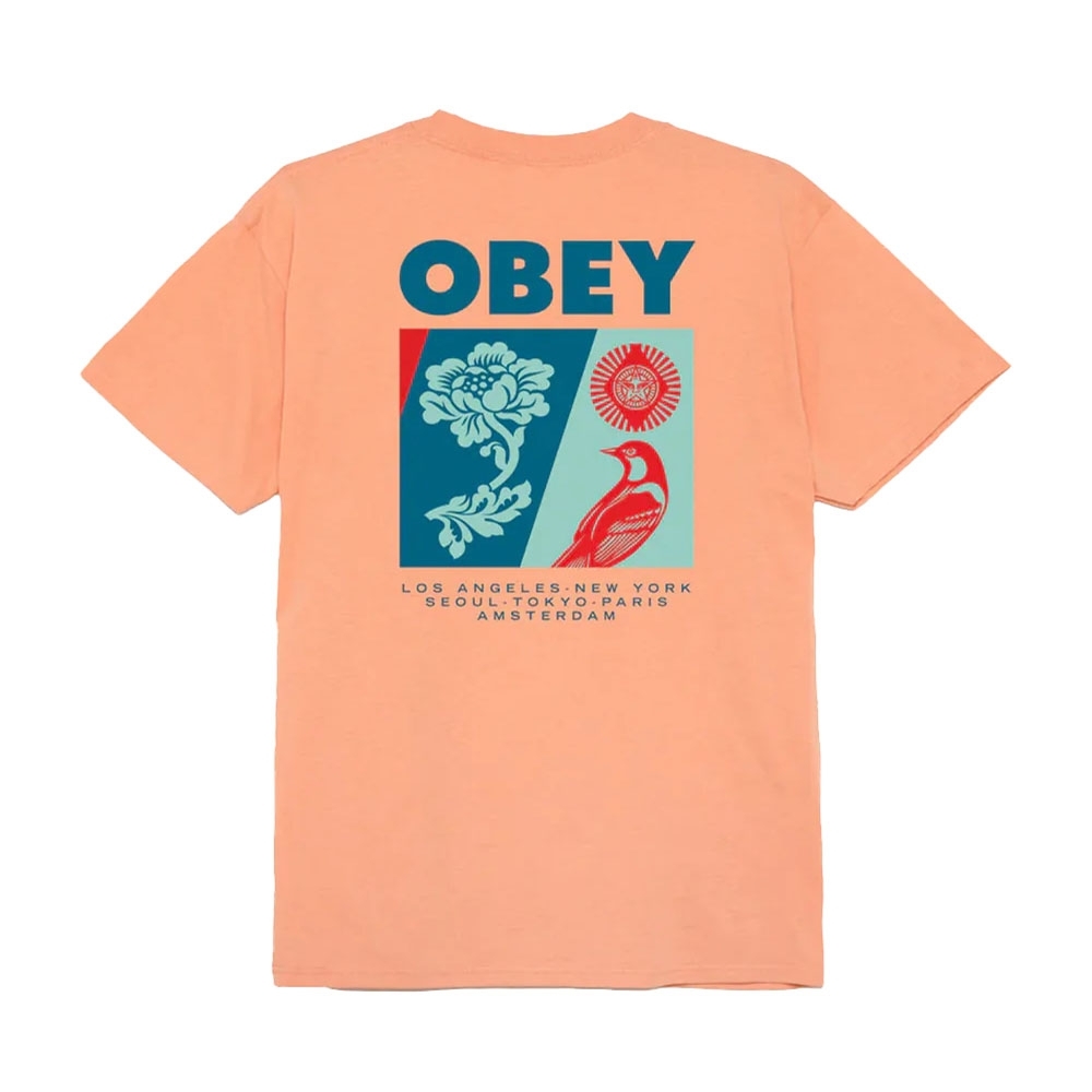 Camiseta Obey New Spring Laranja