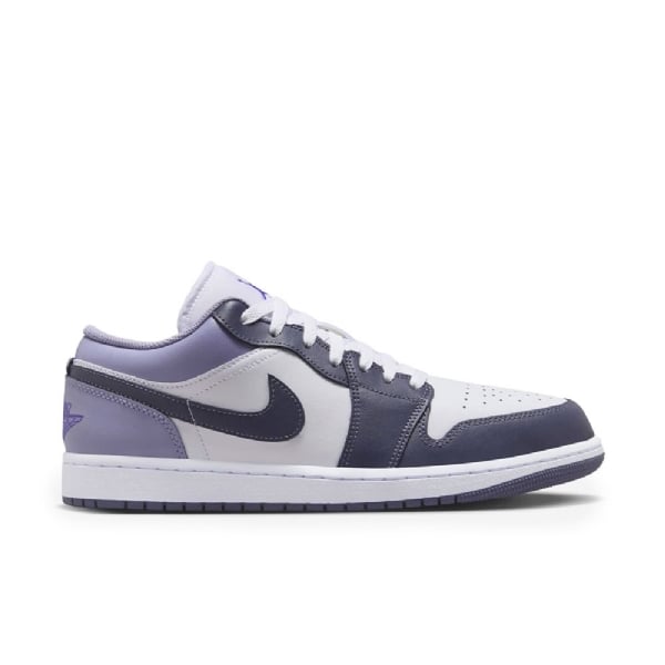 Tênis Air Jordan 1 Low Branco/lilás