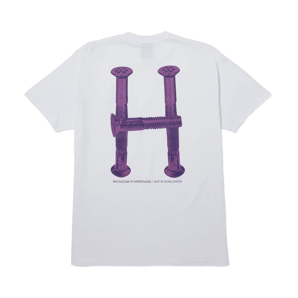 Camiseta Huf Bolts S/s Branco