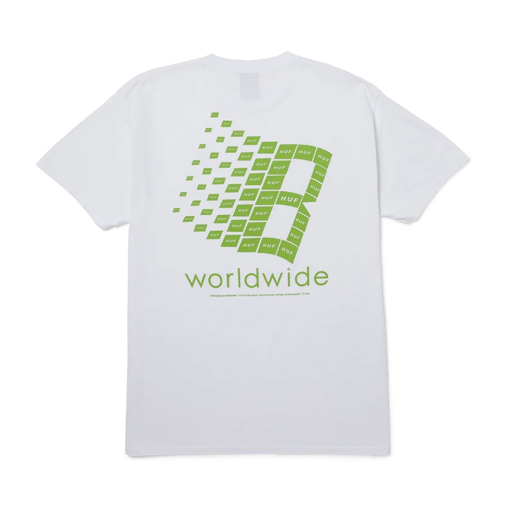 Camiseta Huf X Bronze S/s Branco