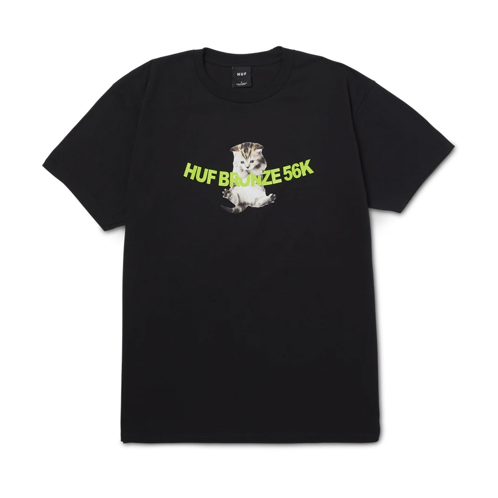 Camiseta Huf Hang In There S/s Preto