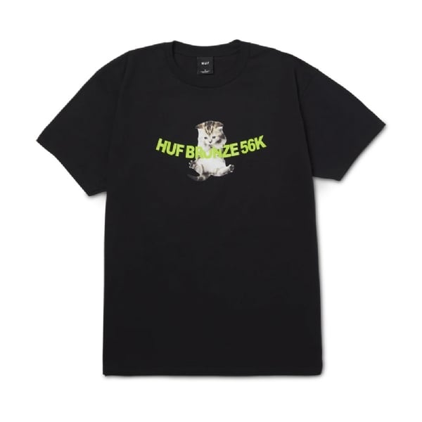 Camiseta Huf Hang In There S/s Preto