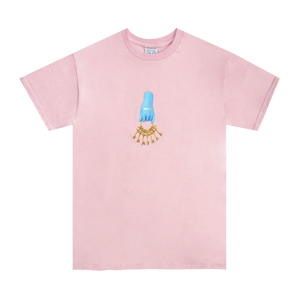 Camiseta Sci-fi Fantasy Keys Rosa Claro