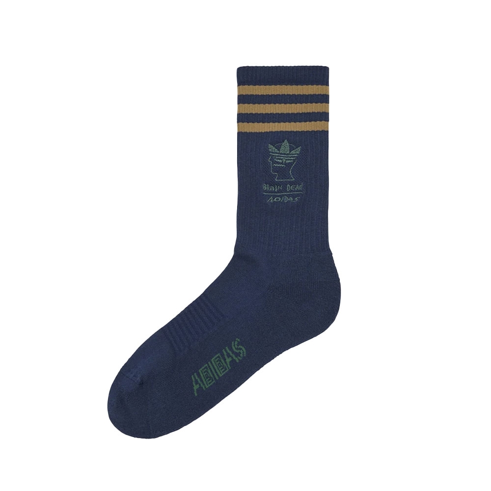 Meia Adidas Brain Dead Azul Marinho
