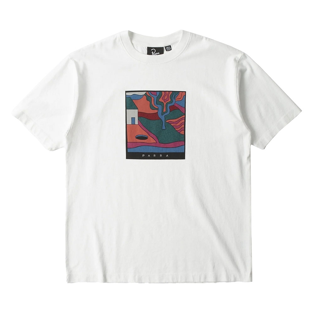 Camiseta Parra Hole In The Yard Branco