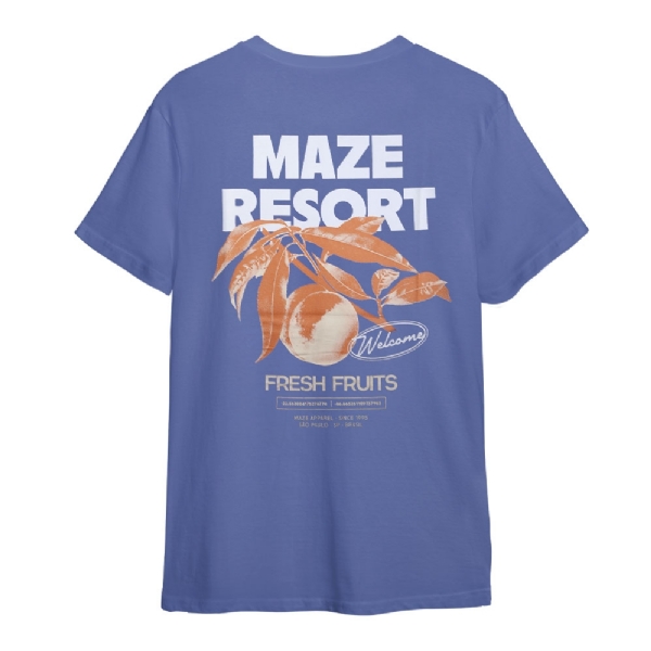 Camiseta Maze Resort Fresh Fruits Roxo