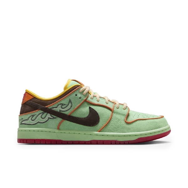 Tenis Nike Sb Dunk Low Pro Qs Rodeo Verde