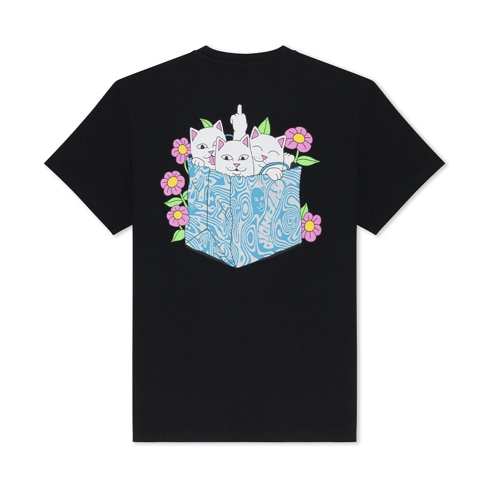 Camiseta Ripndip Bag Of Puss Preto