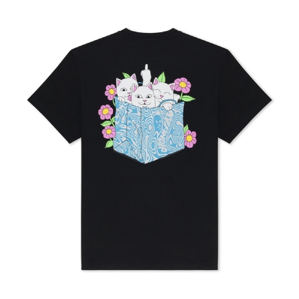 Camiseta Ripndip Bag Of Puss Preto