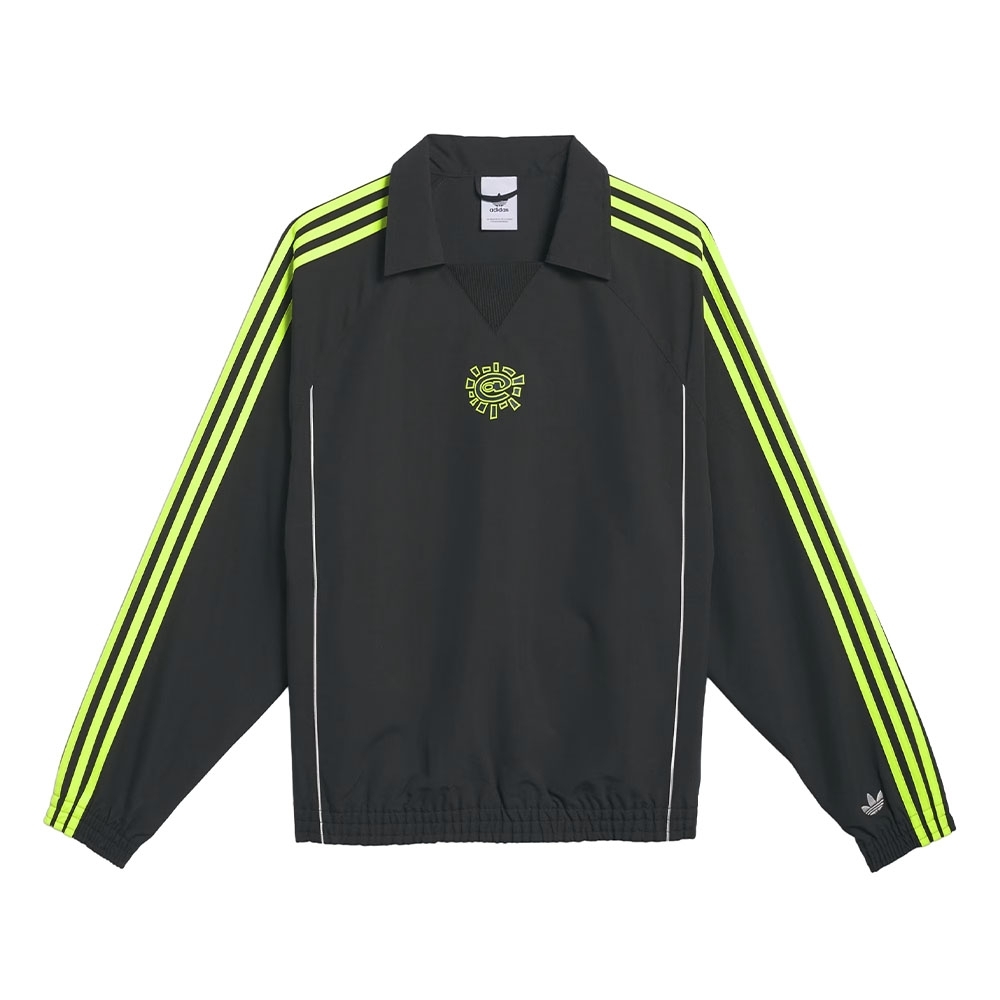 Jaqueta Adidas Always Wind Track Top Preto/verde