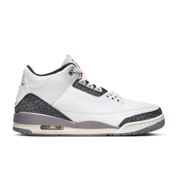 Tênis Nike Air Jordan 3 Retro "cement Grey" Branco/cinza