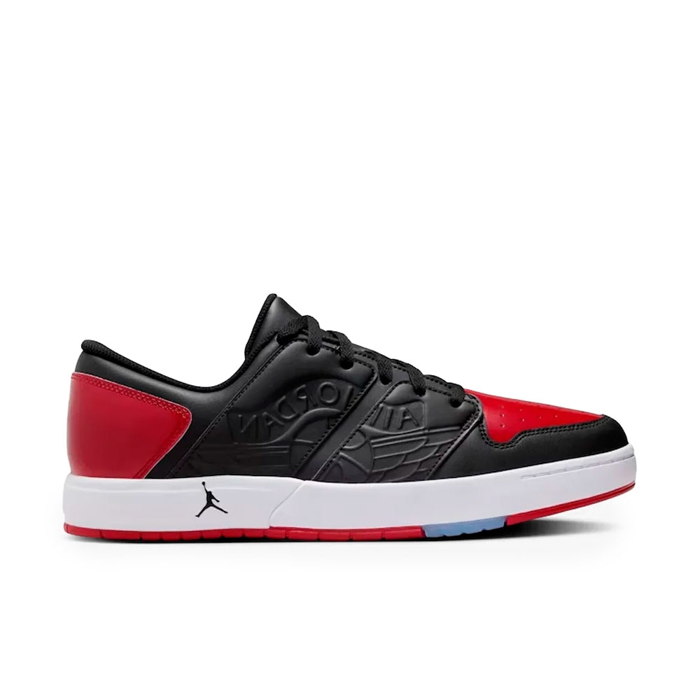 Tênis Nike Air Jordan 1 Low " Patent Bred " Preto/vermelho