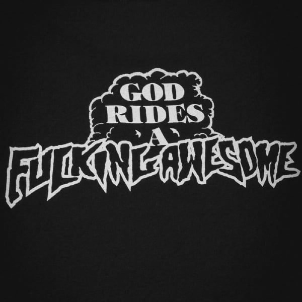 Camiseta F.awesome God Rides Preto