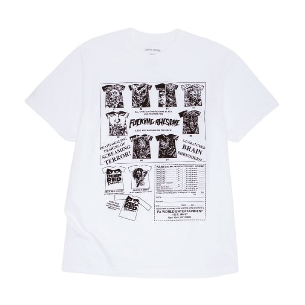 Camiseta F.awesome Gore Shriek Branco