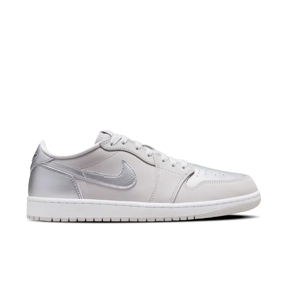Tênis Nike Air Jordan 1 Low Og "silver" Prata