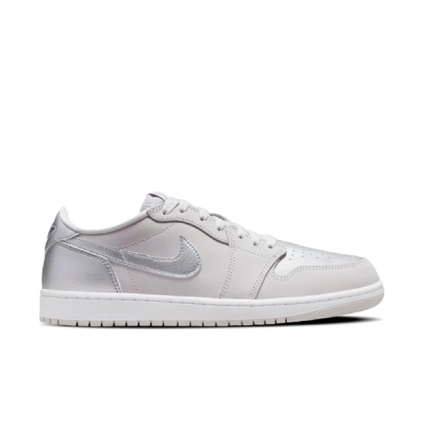 Tênis Nike Air Jordan 1 Low Og "silver" Prata