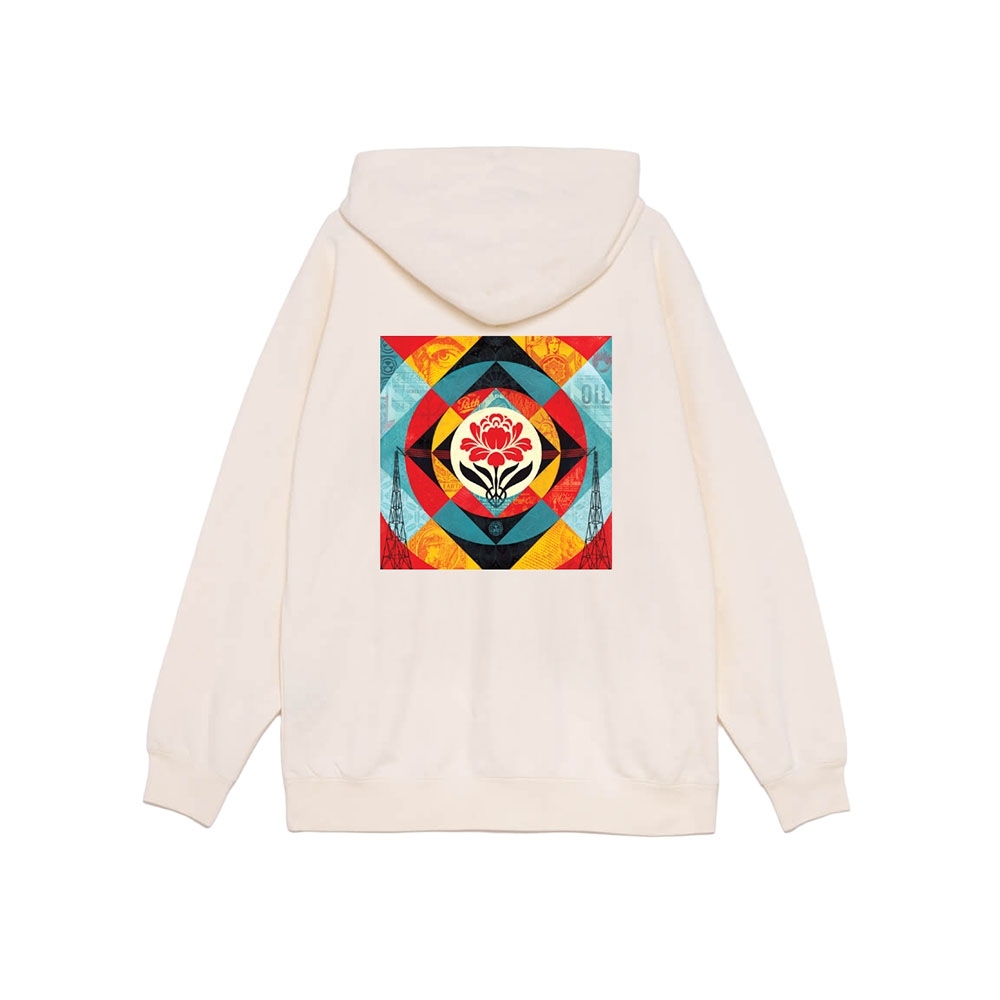 Moletom Obey Geometric Power Canvas Creme