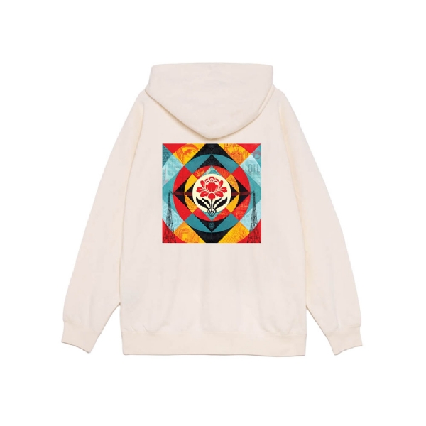 Moletom Obey Geometric Power Canvas Creme