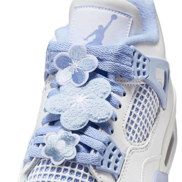 Tênis Nike Air Jordan 4 Retro Branco/azul