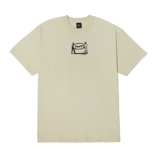 Camiseta Huf Relocation Bege