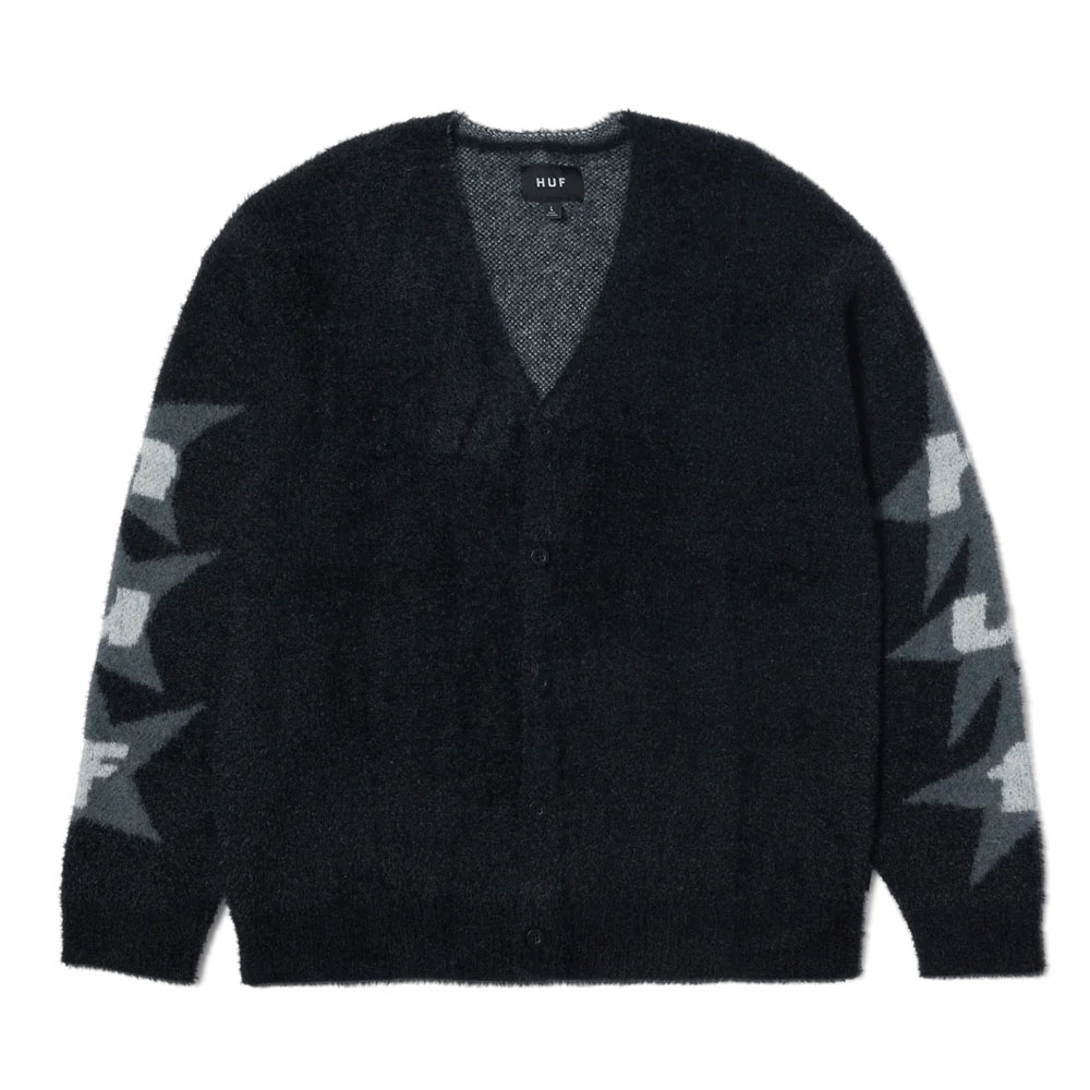 Cardigan Huf Ursa Mohair Preto