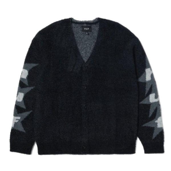 Cardigan Huf Ursa Mohair Preto